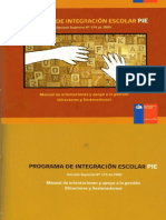 4 Programa de Integracion Escolar PIE