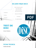 Universidad Juan Mejia Baca - Test DISC