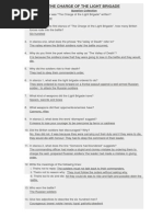Download The CHARGE of the LIGHT BRIGADE a Set of Questions and AnswersTeachers Ver by Winnie Low SN262658305 doc pdf