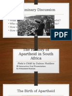 The History of Apartheid in South Africa