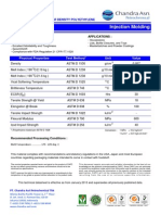 Injection Molding: Physical Properties Test Method Unit Value