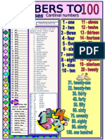 CHILDREN - Cardinal Numbers to 100