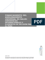 Experiencias Internacionales Financiamiento