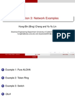 Recitation 3: Network Examples: Hung-Bin (Bing) Chang and Yu-Yu Lin