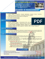 IISC PHD Programme in Management 2015