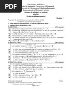 Modele Subiecte Matematica 2015 Admitere Automatica Craiova