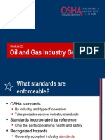 OSHA - Oil and Gas Industry Guidelines