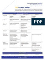 DVT Business Analyst Competency Profile