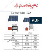 Solar Power System - 2KVA: AGT1-SP11 AGT1-SP12