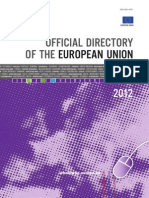 Official Directory of The European Union 2012