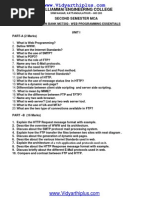 MC7202-Web Programming Essentials