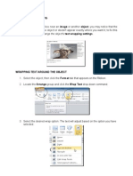 Wrapping Text Around The Object