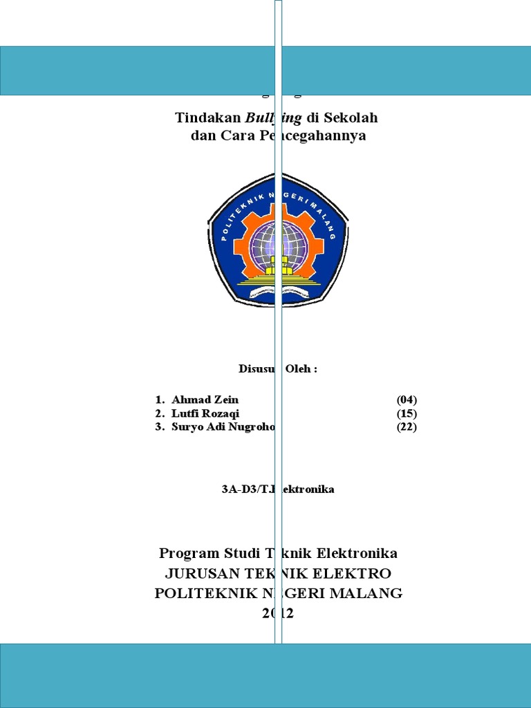 Makalah Bullying Di Sekolah | PDF