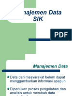 Manajemen Data Sistem Informasi Kesehatan