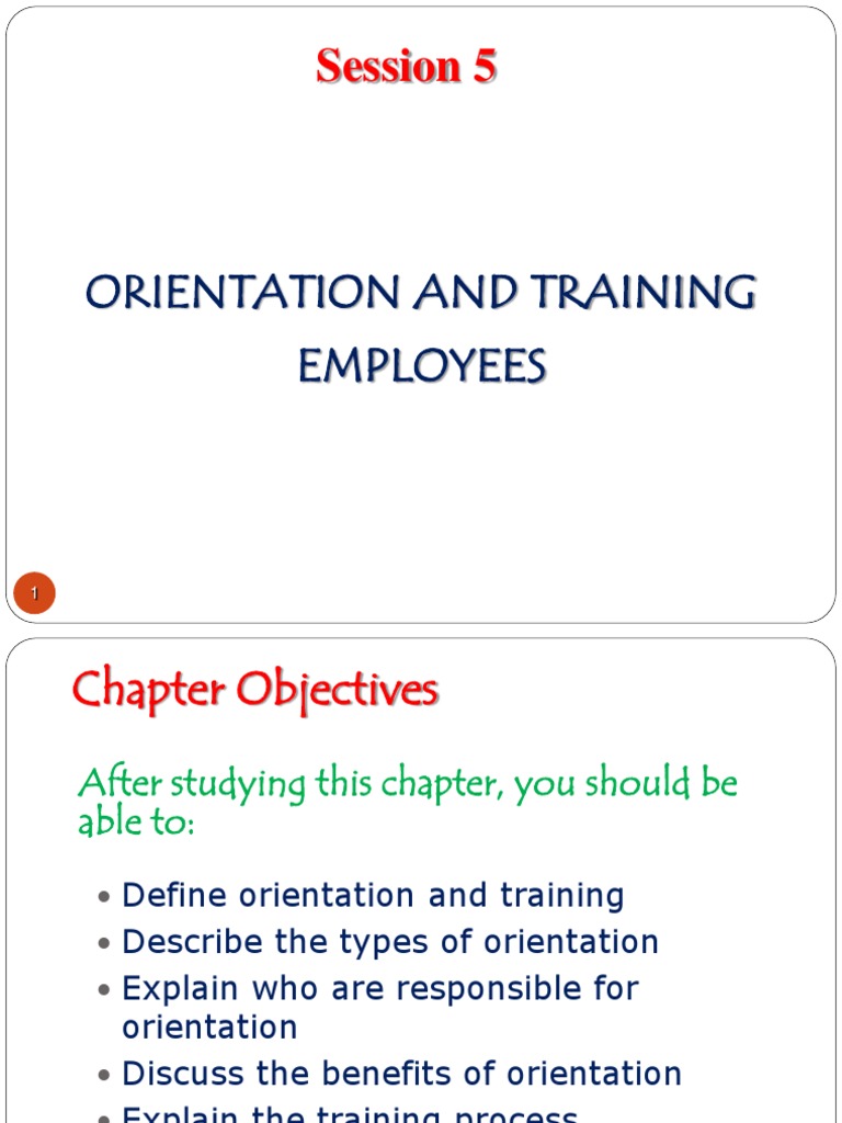 Orientation and Training Overview | PDF | Employment | Learning