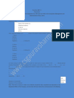 Format form  MGT-11 Proxy Form