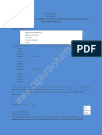 Format Form MGT-11 Proxy Form