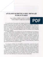 HERNANDO CUADRADO Análisis Semiótico Del Mensaje Publicitario