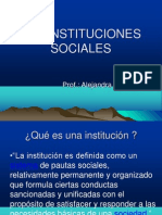 Las Instituciones Sociales