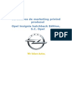 Cercetare de Marketing Opel