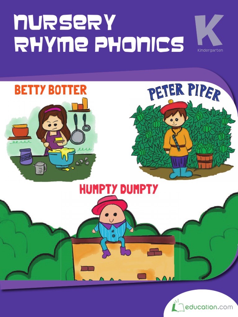 Nursery Rhyme Phonics Workbook | Fiction & Literature