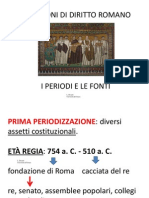 Istituzioni Di Diritto Romano - Periodi e Fonti