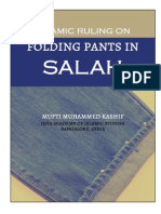 Islamic Ruling On Folding Pants in Salah by Mufti Muhammad Kashif