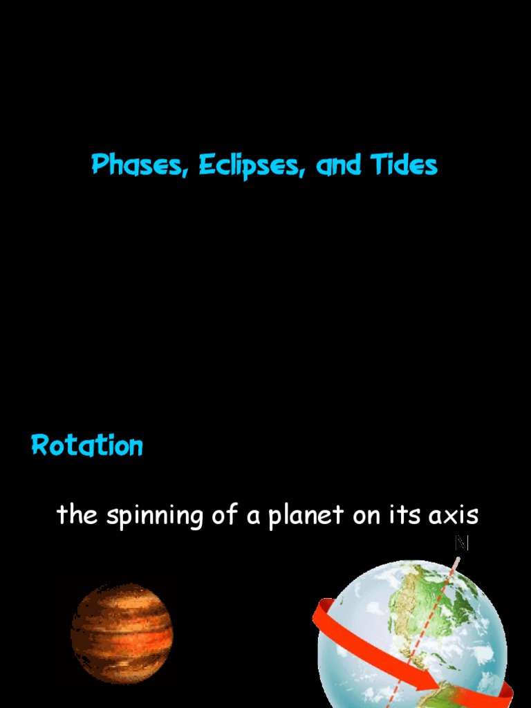 Phases, Eclipses, and Tides