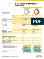 Non-Asbestos Gasketing Material: Compressed Fibre Jointing Sheets