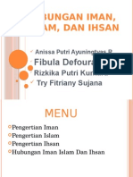 Hubungan Iman Islam Dan Ihsan