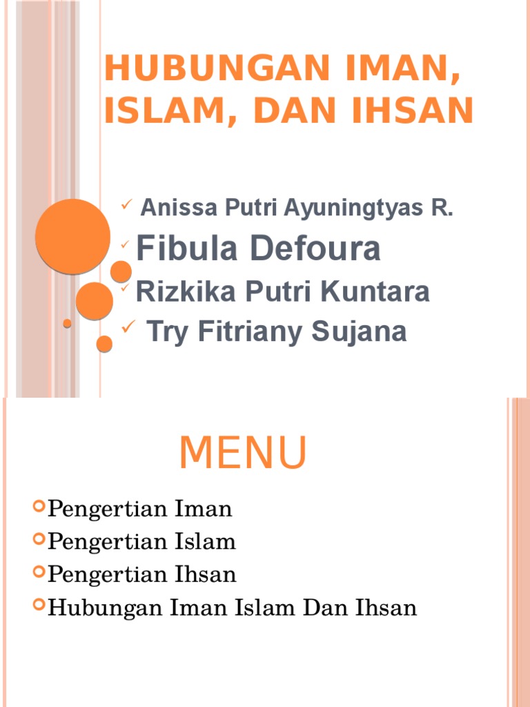 Hubungan Iman Islam Dan Ihsan Pdf