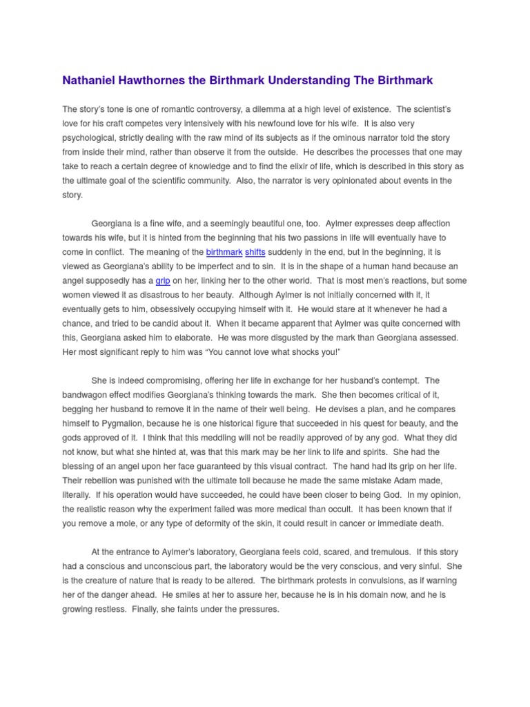 nathaniel hawthorne essay