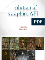 Evolution of Graphics API: Sujal Bista CMSC 828V