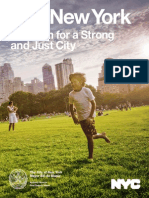 The Plan For A Strong and Just City: The City of New York Mayor Bill de Blasio