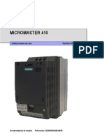 Manual de Usuario Micromaster 410