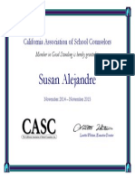 susan alejandre electronic certificate