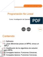 Programacion No Lineal