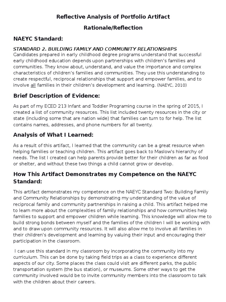 213 Rationale | PDF | Early Childhood Education | Behavioural Sciences