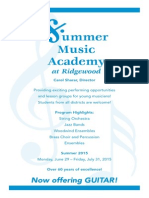 Summer Music Academy 2015