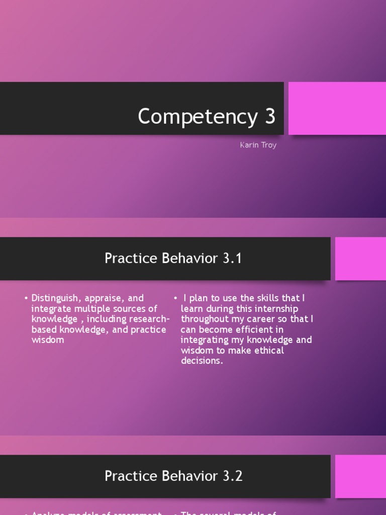 Competency 3 | PDF