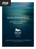 MGM Springfield 1st Progress Report on Casino