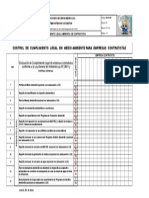 SIG-R-050 Cumplimiento Legal Ambiental para Contratistas