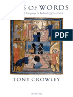 Tony Crowley: Wars of Words: The Politics of Language in Ireland 1537-2004