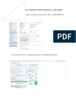 Configuración de Troncal, Rutas Salientes y Categorias