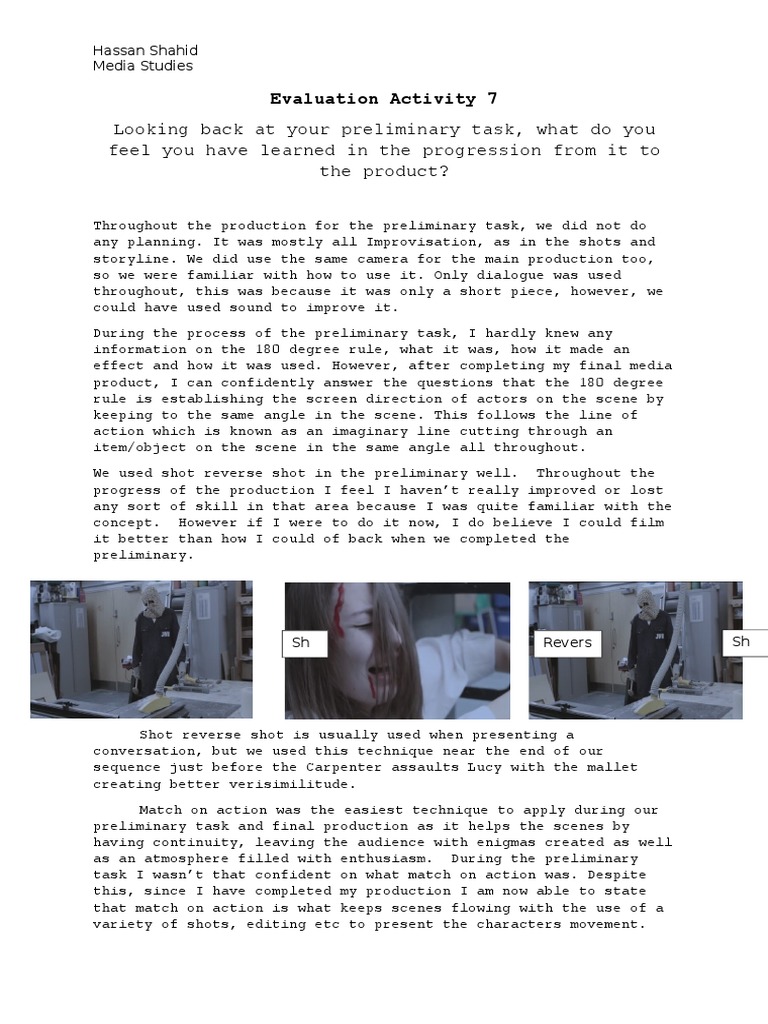 Evaluation Activity 7 | PDF | Art