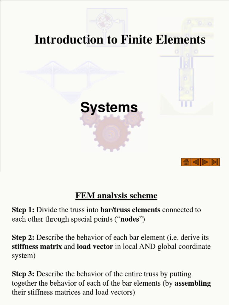 Finite Element Analysis of Truss Systems | PDF | Teaching Methods ...