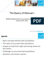 Basics of Manual J RESNET 2014