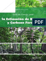 Estimacion de Biomasa y Carbono Vegetal PDF