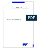 BC411 - Advanced ABAP Programming