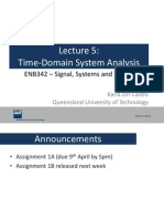Lecture5 Time Domain System Analysis
